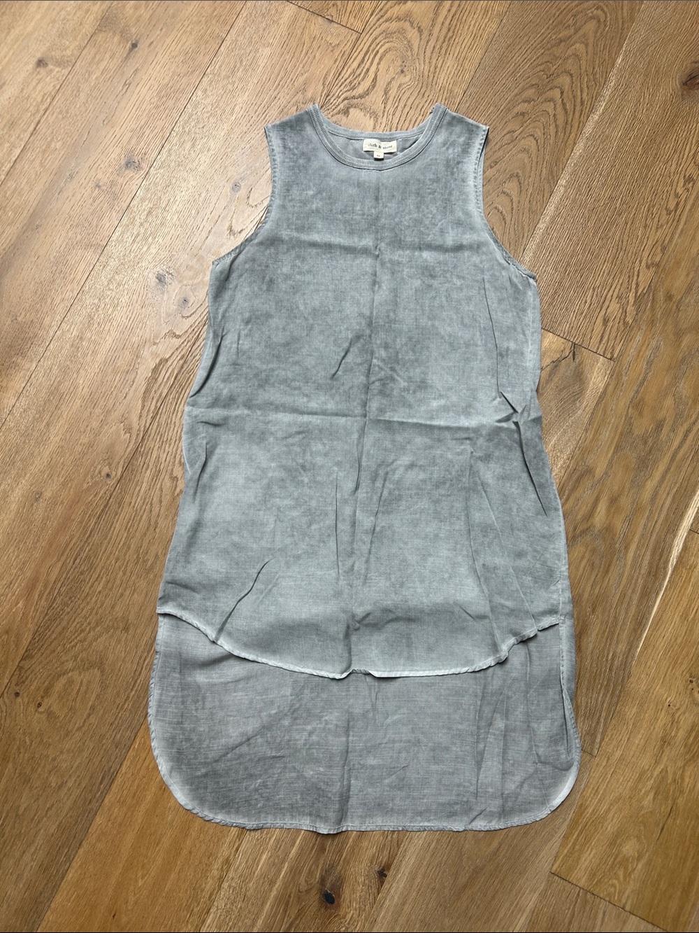 Anthropology cloth & stone Sleeveless High Low Tank Tunic Dress